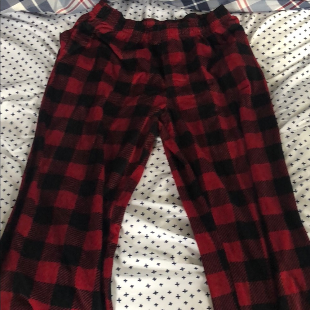 Red Plaid Pajama Pants